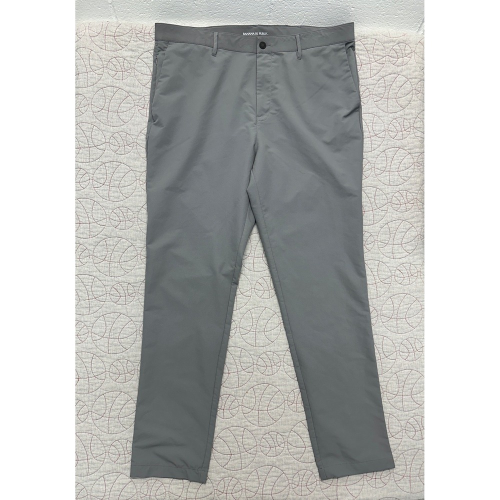 Banana Republic Pants Gray Performance Chino / Mens 40x34
